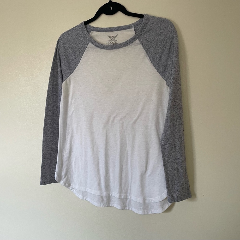 Faded Glory | Blue and White Baseball Tee | Size Small - Picture 3 of 9